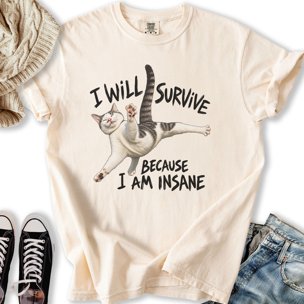 I Will Survive Cat Relaxed Tee