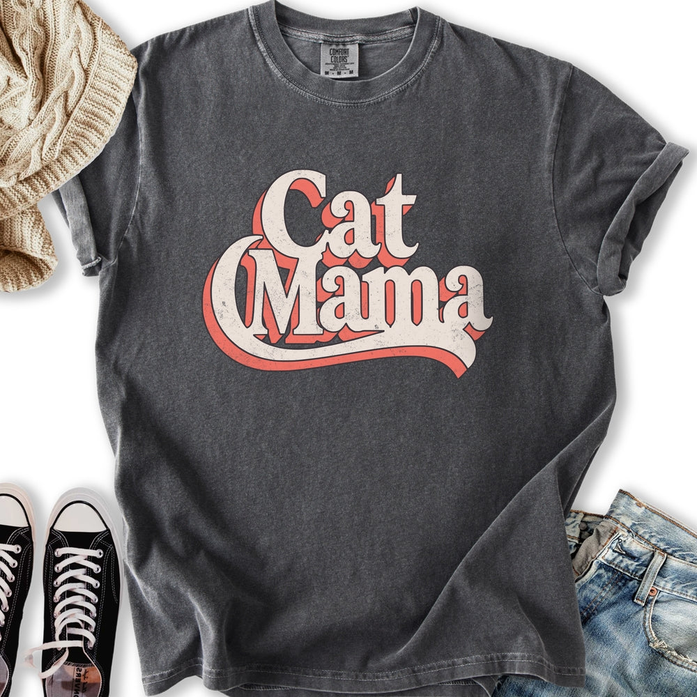 Retro Cat Mama T-Shirt