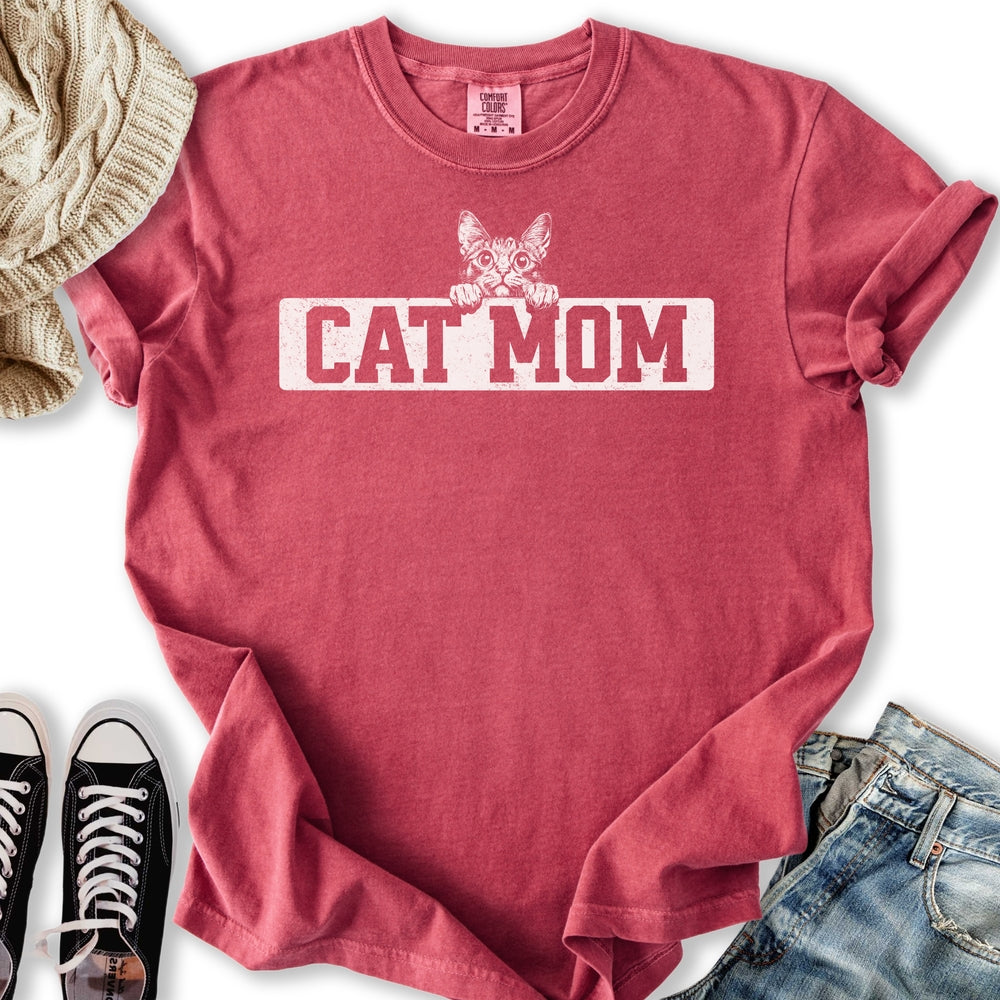 Vintage Cat Mom T-Shirt