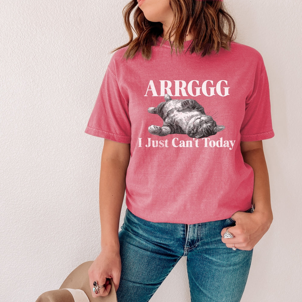 I Can't Today Cat T-Shirt