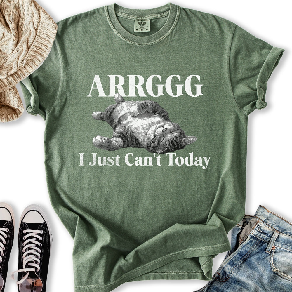 I Can't Today Cat T-Shirt