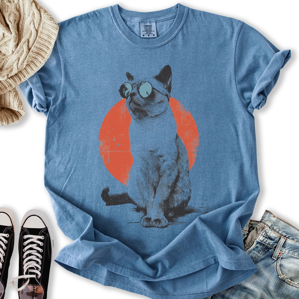 Retro Sunset Siamese T-Shirt