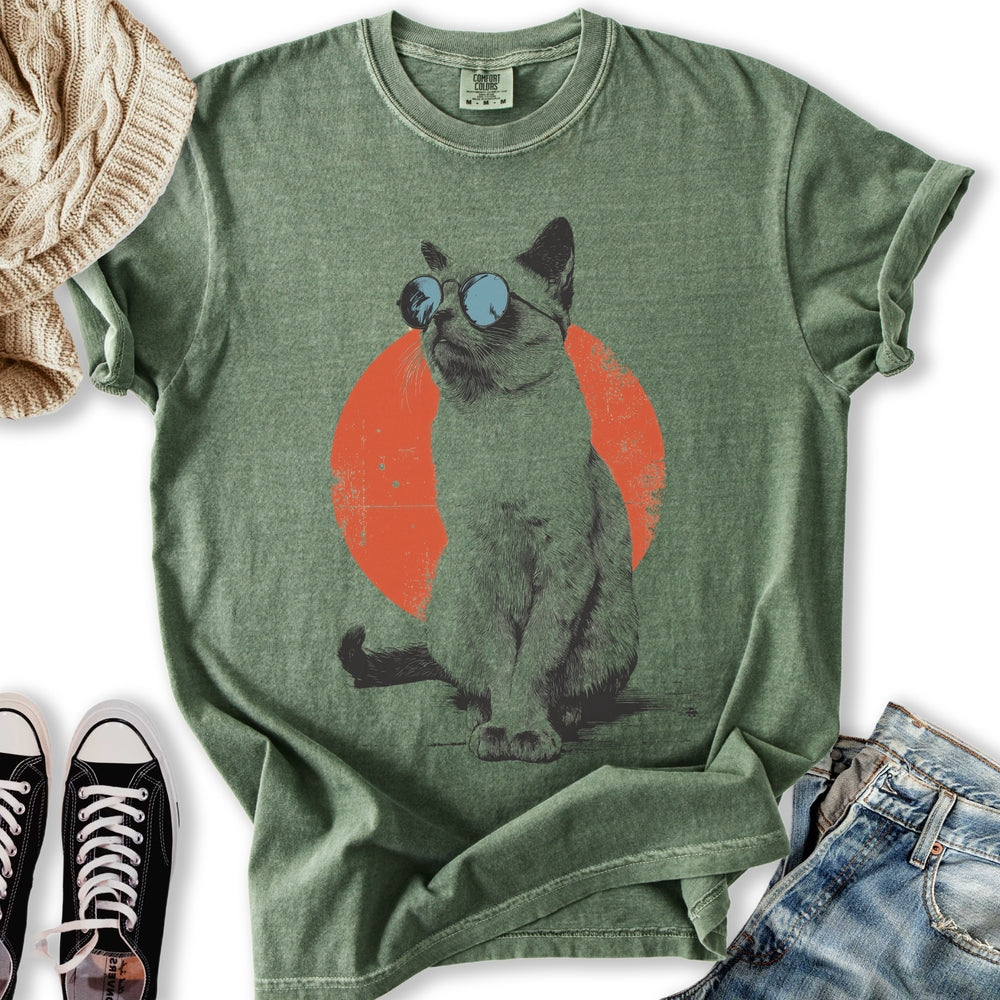 Retro Sunset Siamese T-Shirt