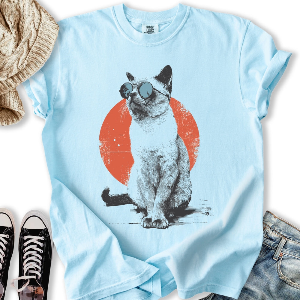 Retro Sunset Siamese T-Shirt