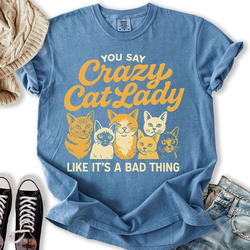Crazy Cat Lady Vintage T-Shirt