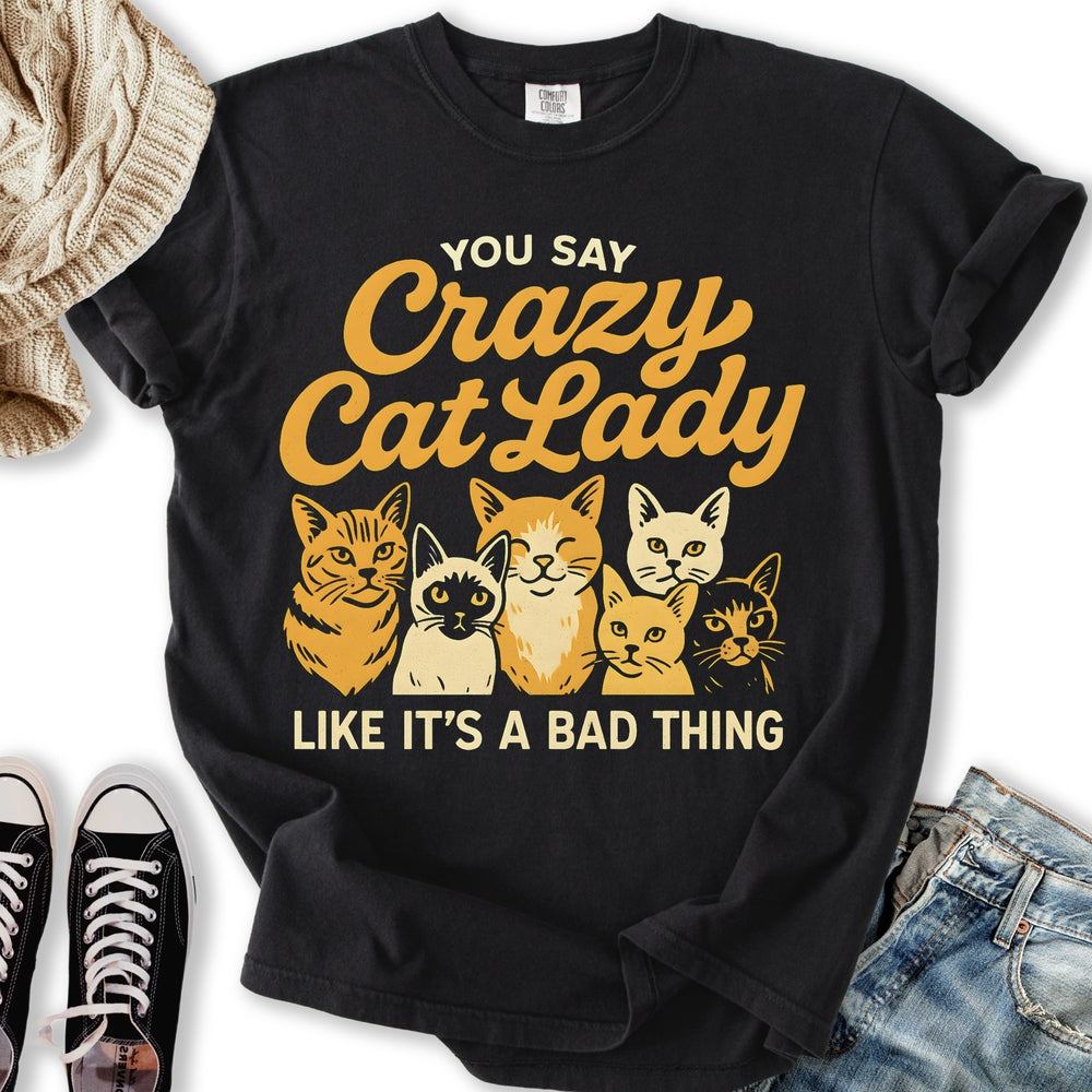 Crazy Cat Lady Vintage T-Shirt