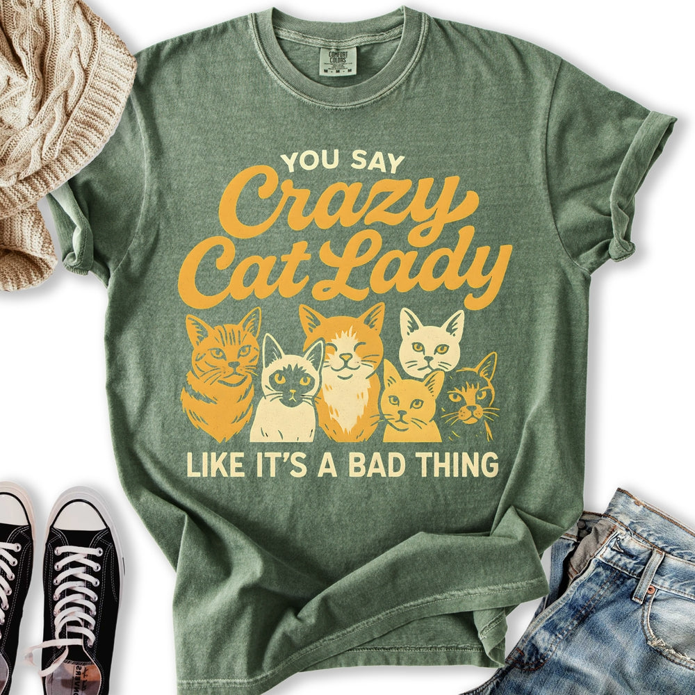 Crazy Cat Lady Vintage T-Shirt