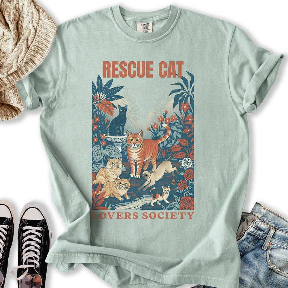 Rescue Cat Lovers Society T-Shirt