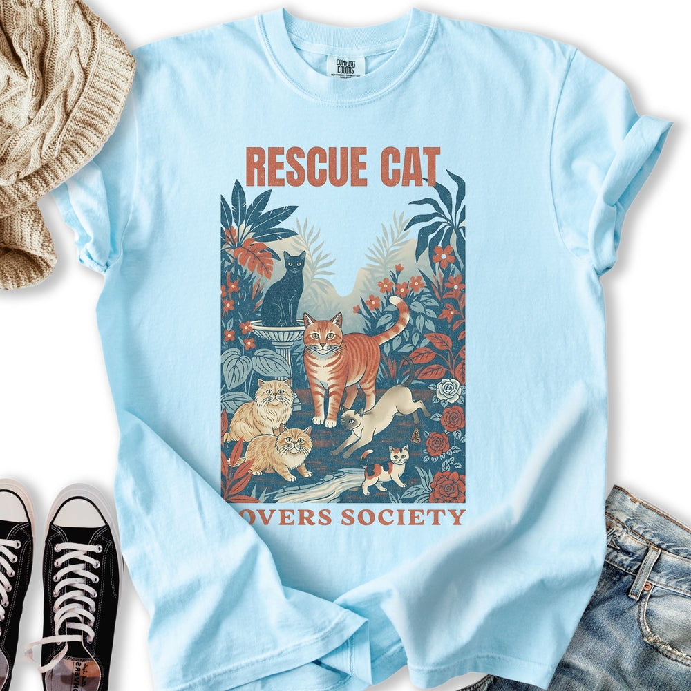 Rescue Cat Lovers Society T-Shirt