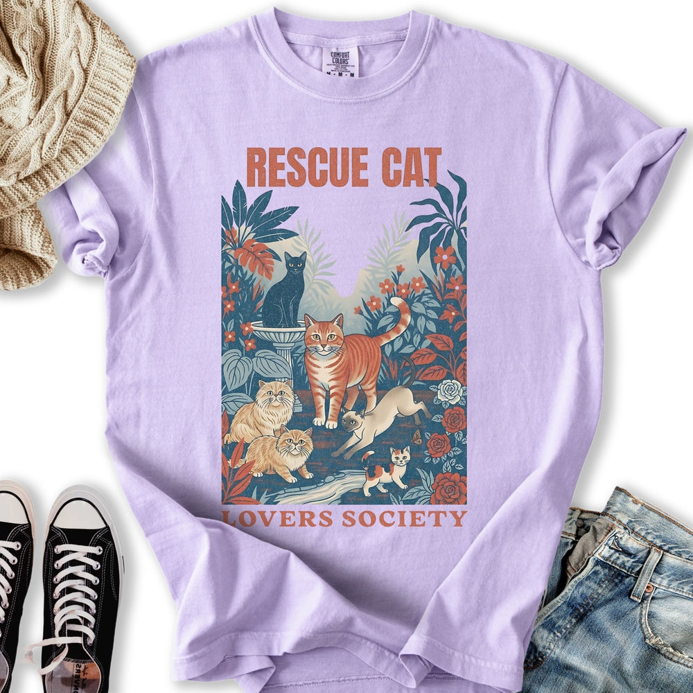 Rescue Cat Lovers Society T-Shirt