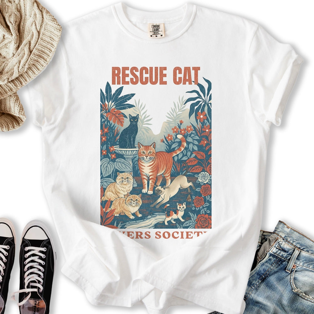 Rescue Cat Lovers Society T-Shirt