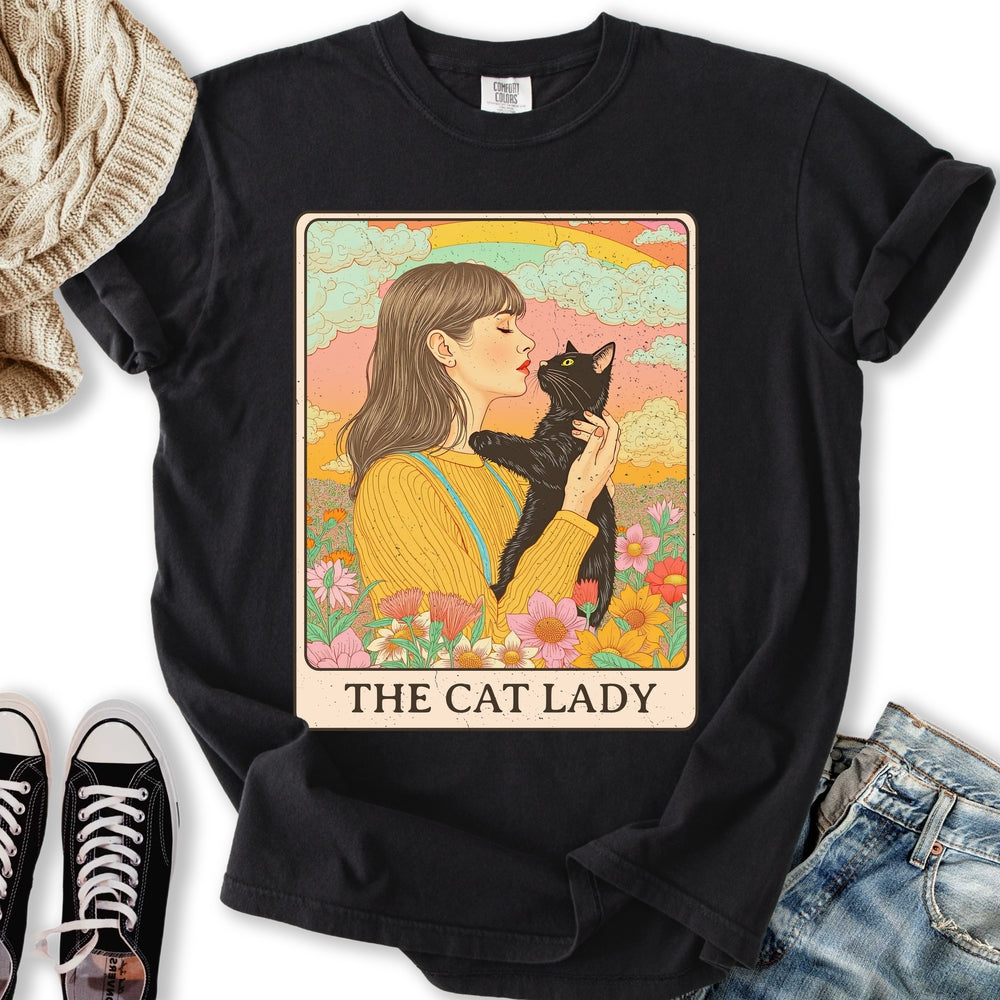 Black Cat Tarot T-shirt