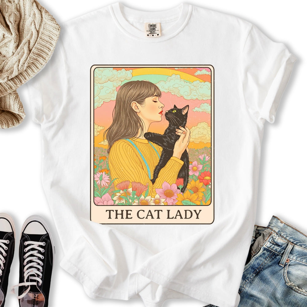 Black Cat Tarot T-shirt