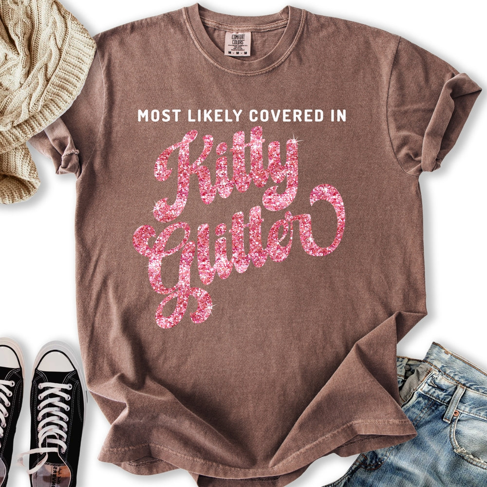 Covered In Kitty Glitter T-Shirt