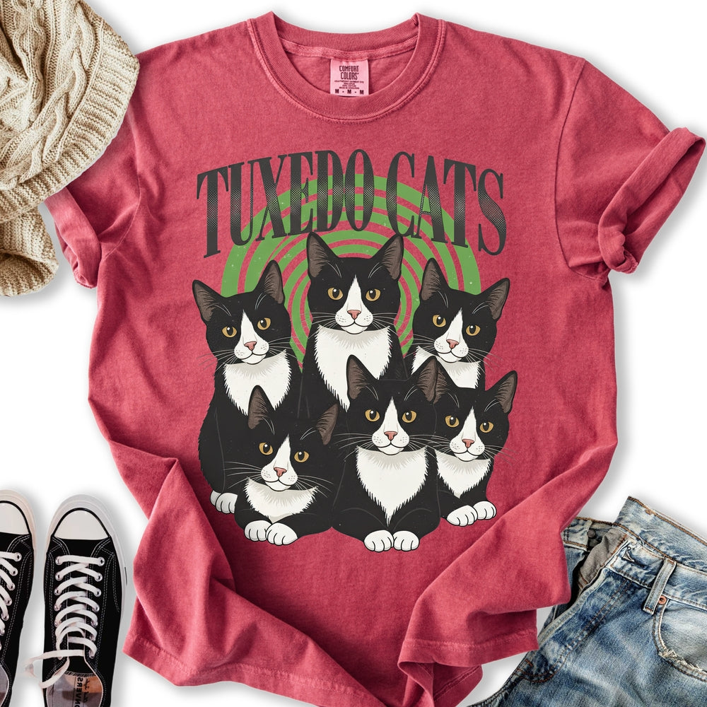 Tuxedo Cats Band T-Shirt