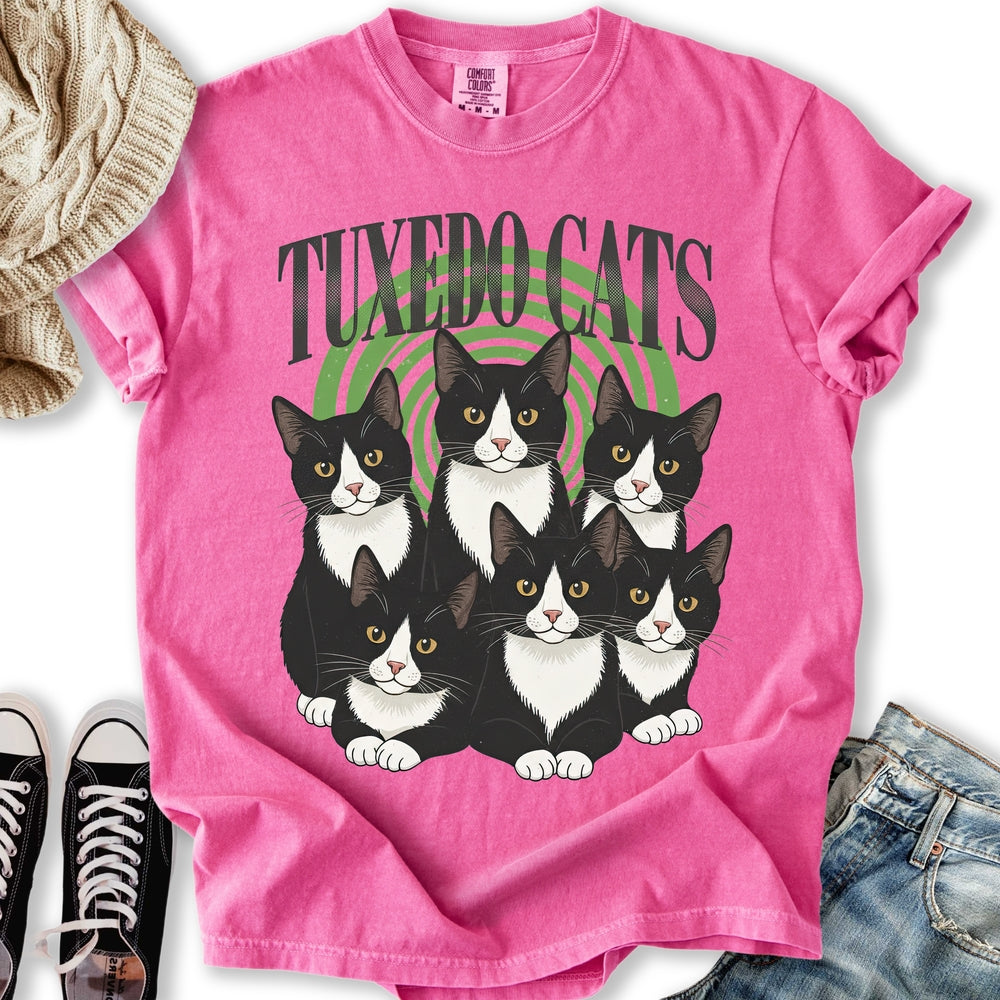 Tuxedo Cats Band T-Shirt