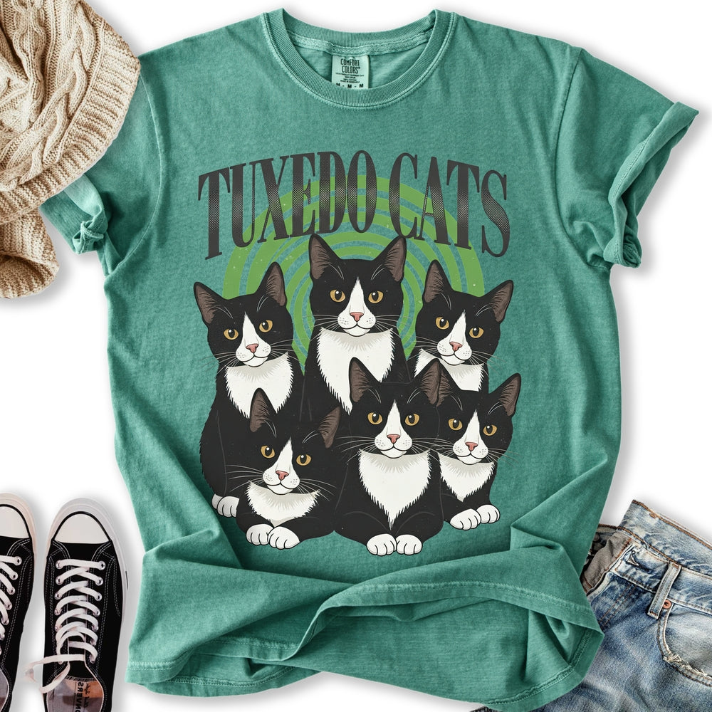 Tuxedo Cats Band T-Shirt