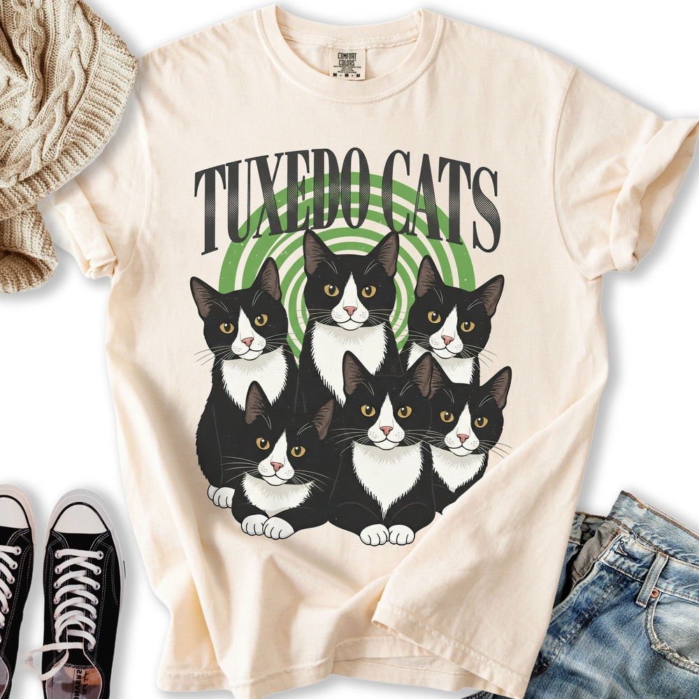 Tuxedo Cats Band T-Shirt