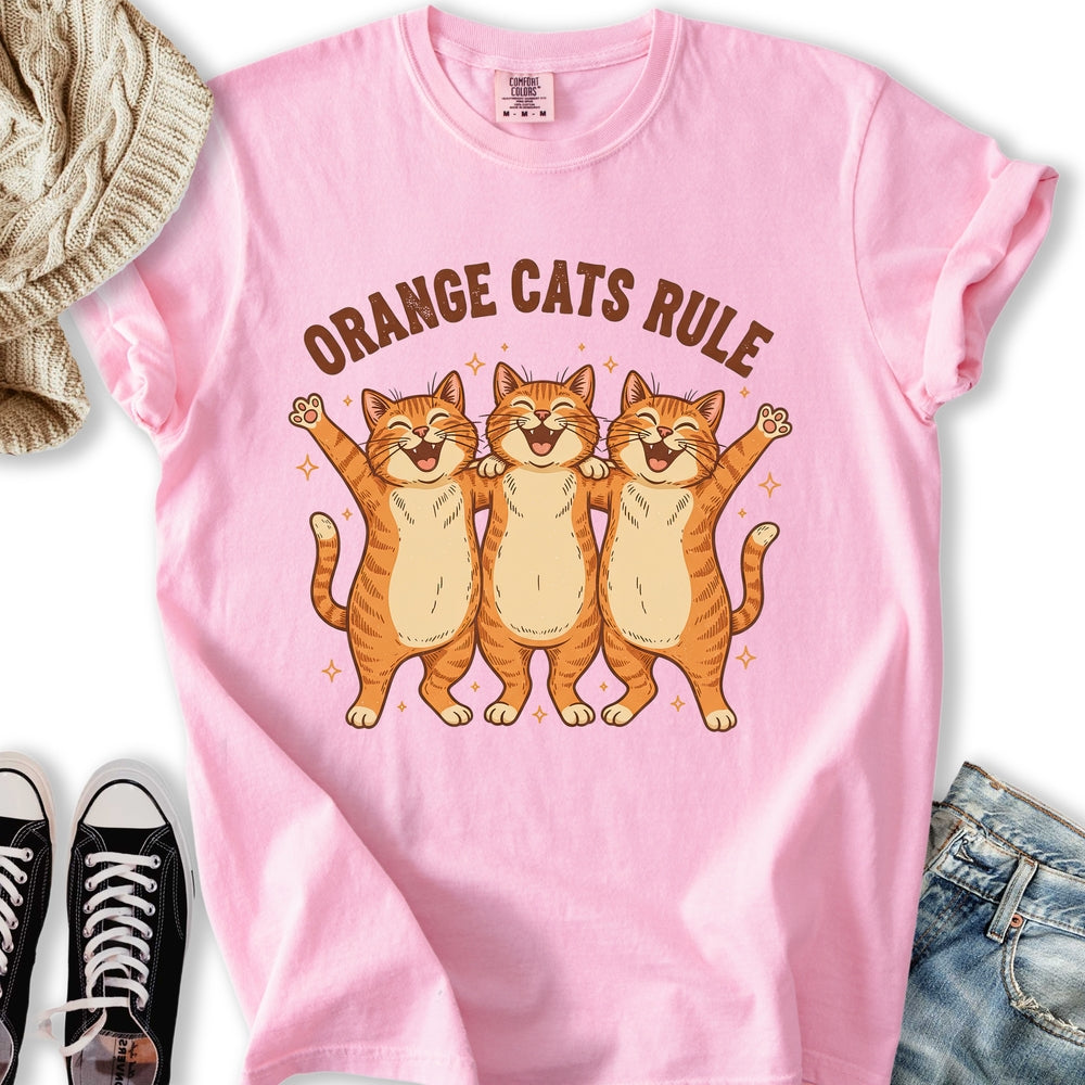 Orange Cats Rule T-Shirt