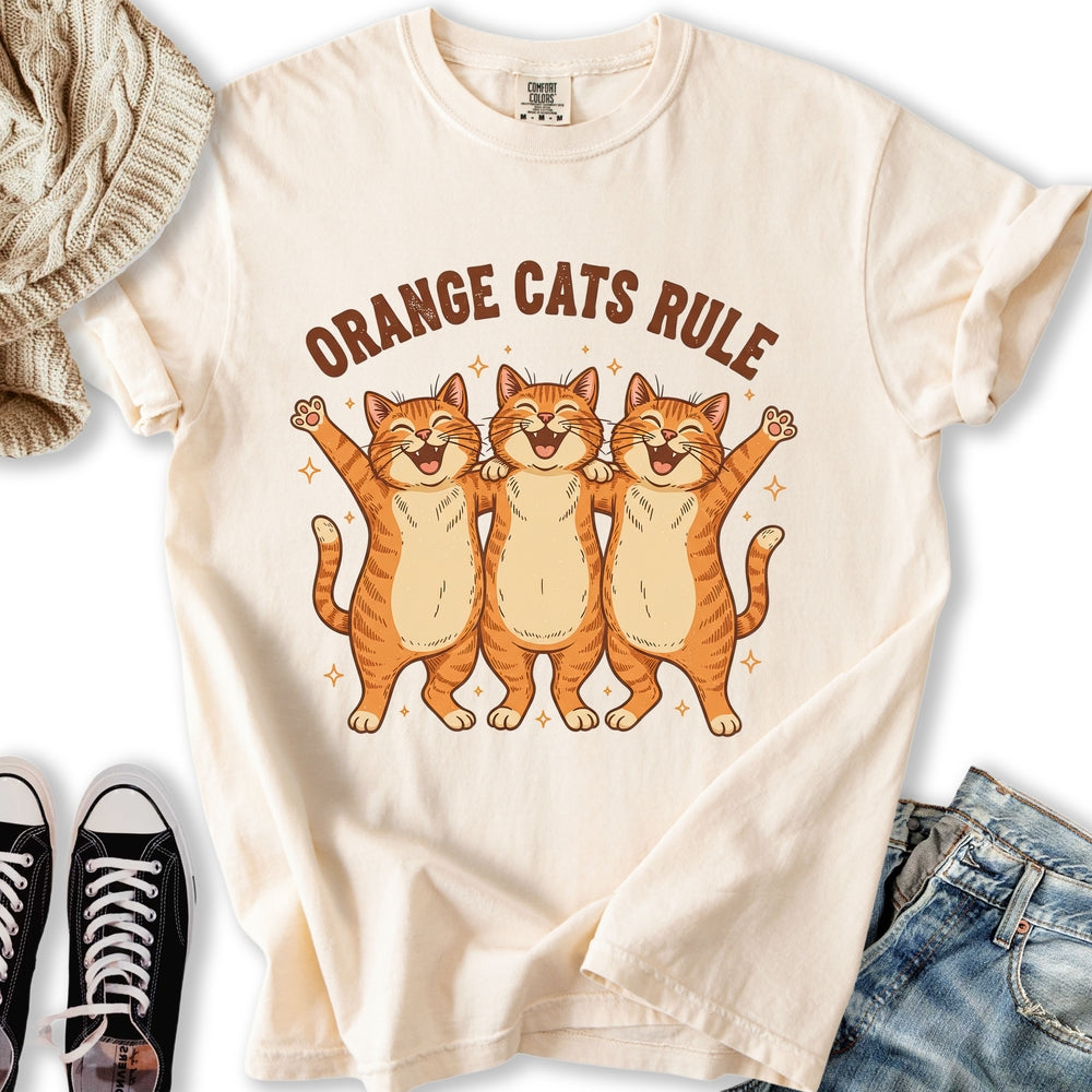 Orange Cats Rule T-Shirt