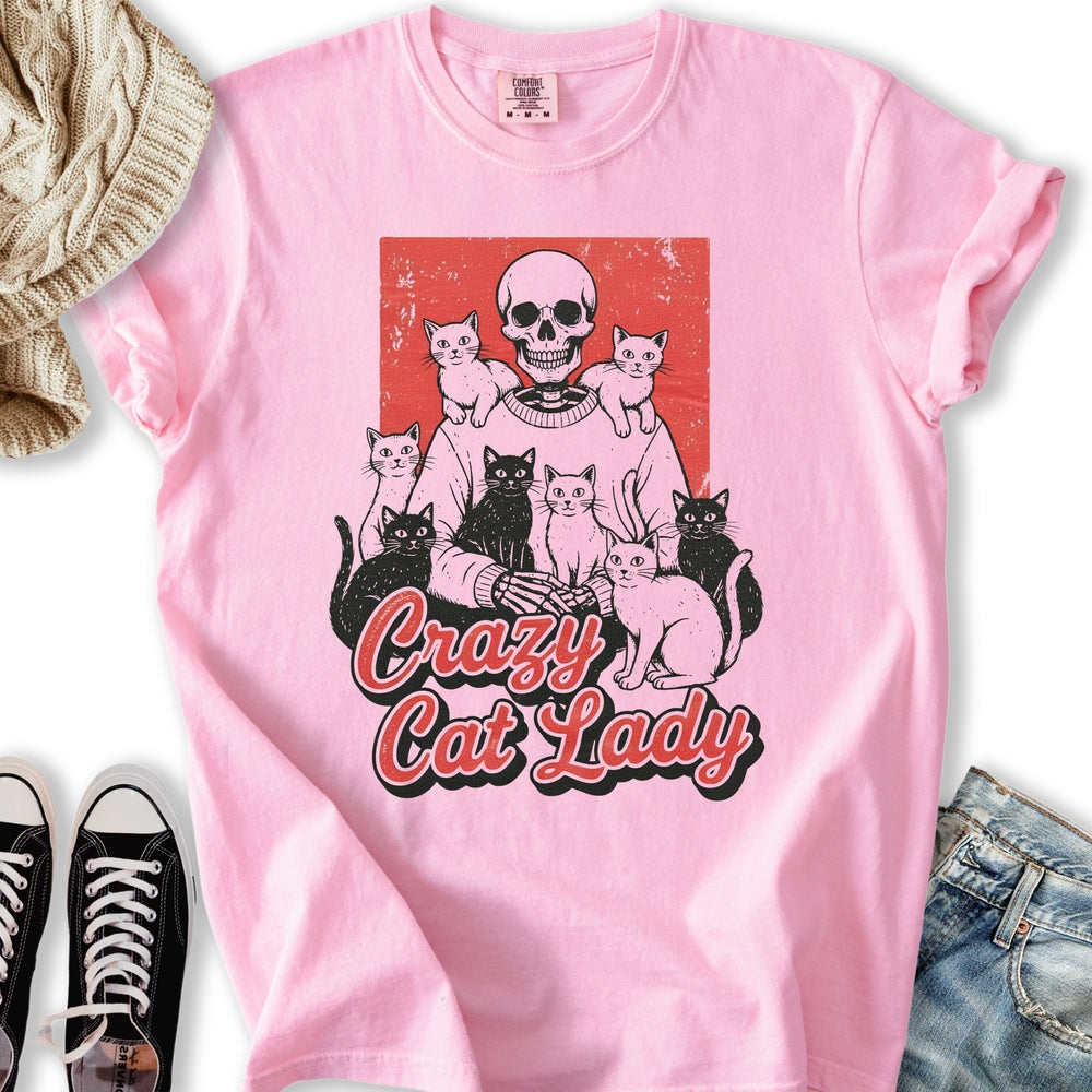 Vintage Crazy Cat Lady T-Shirt