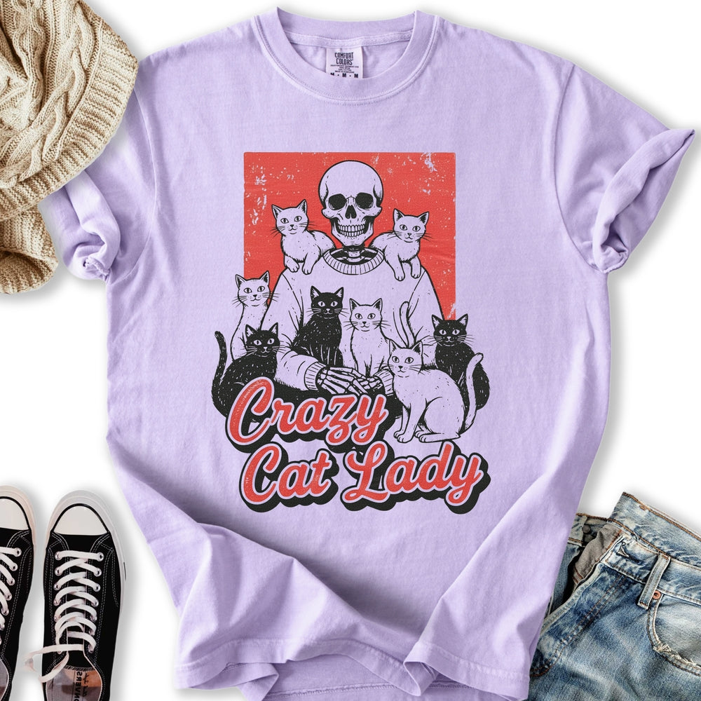 Vintage Crazy Cat Lady T-Shirt