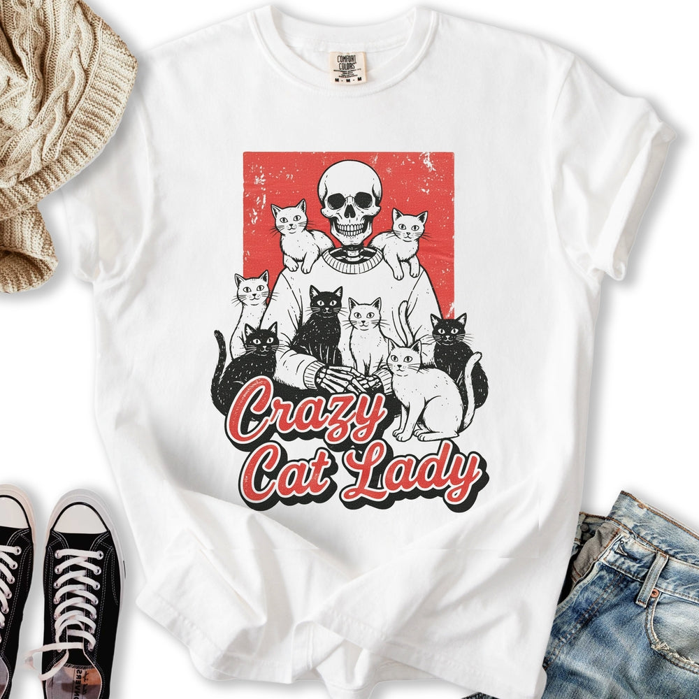 Vintage Crazy Cat Lady T-Shirt