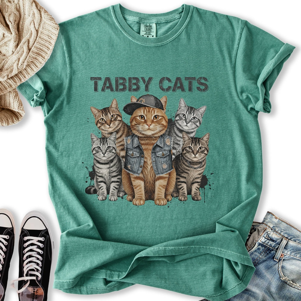 Tabby Cat Band T-Shirt