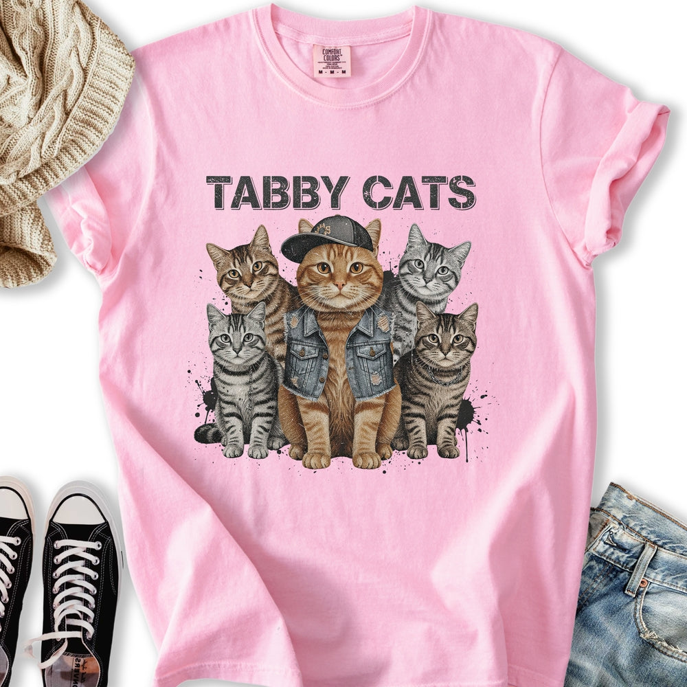 Tabby Cat Band T-Shirt