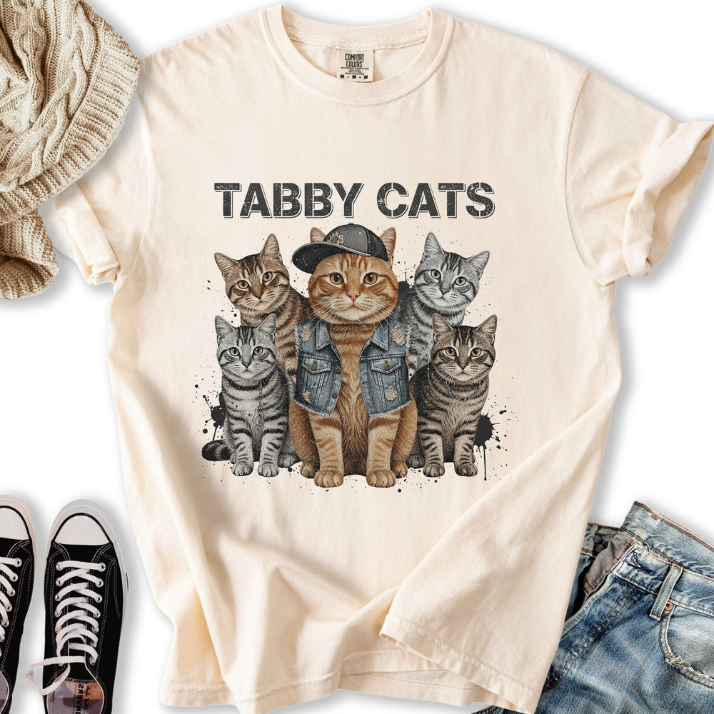 Tabby Cat Band T-Shirt