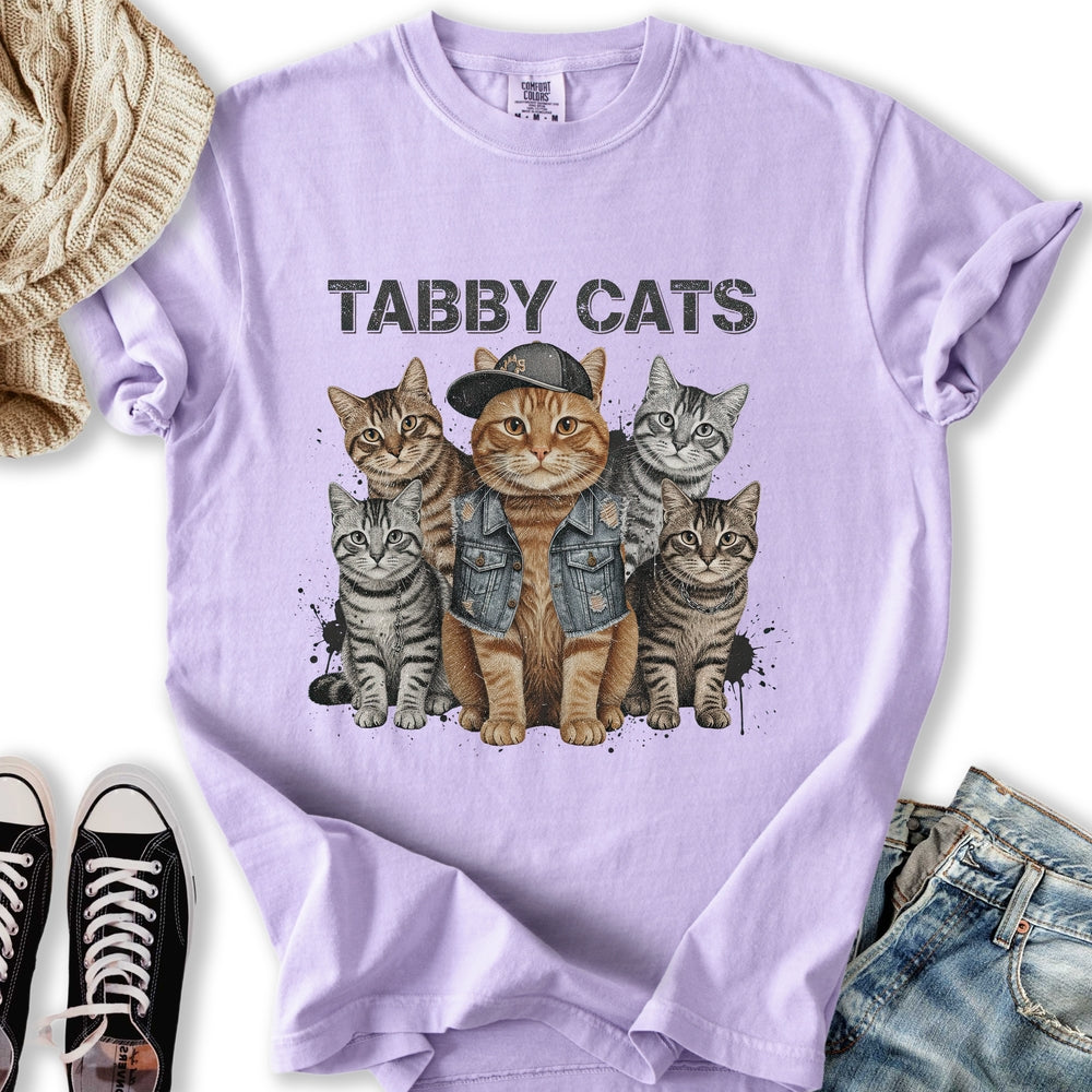Tabby Cat Band T-Shirt