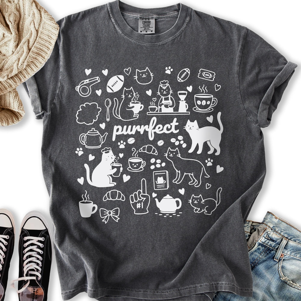 Puurfect Cat Doodle T-Shirt