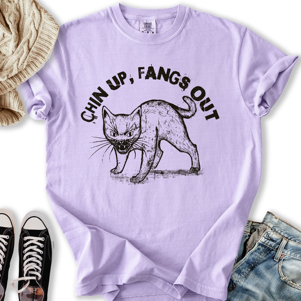 Chin Up Fangs Out T-Shirt