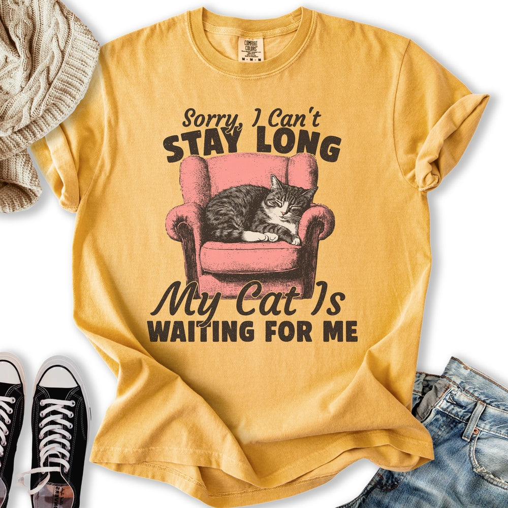 Cat is Waiting T-Shirt