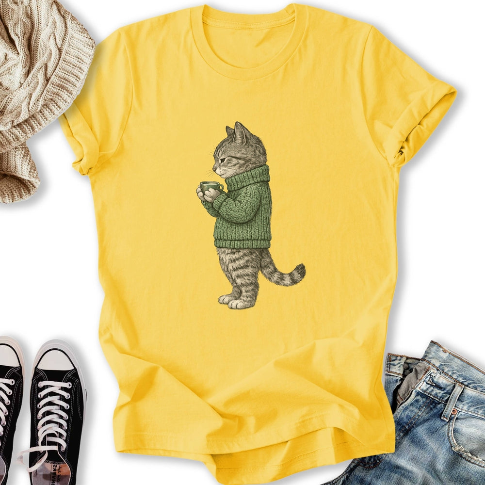 Cozy Tabby Cat Classic Tee
