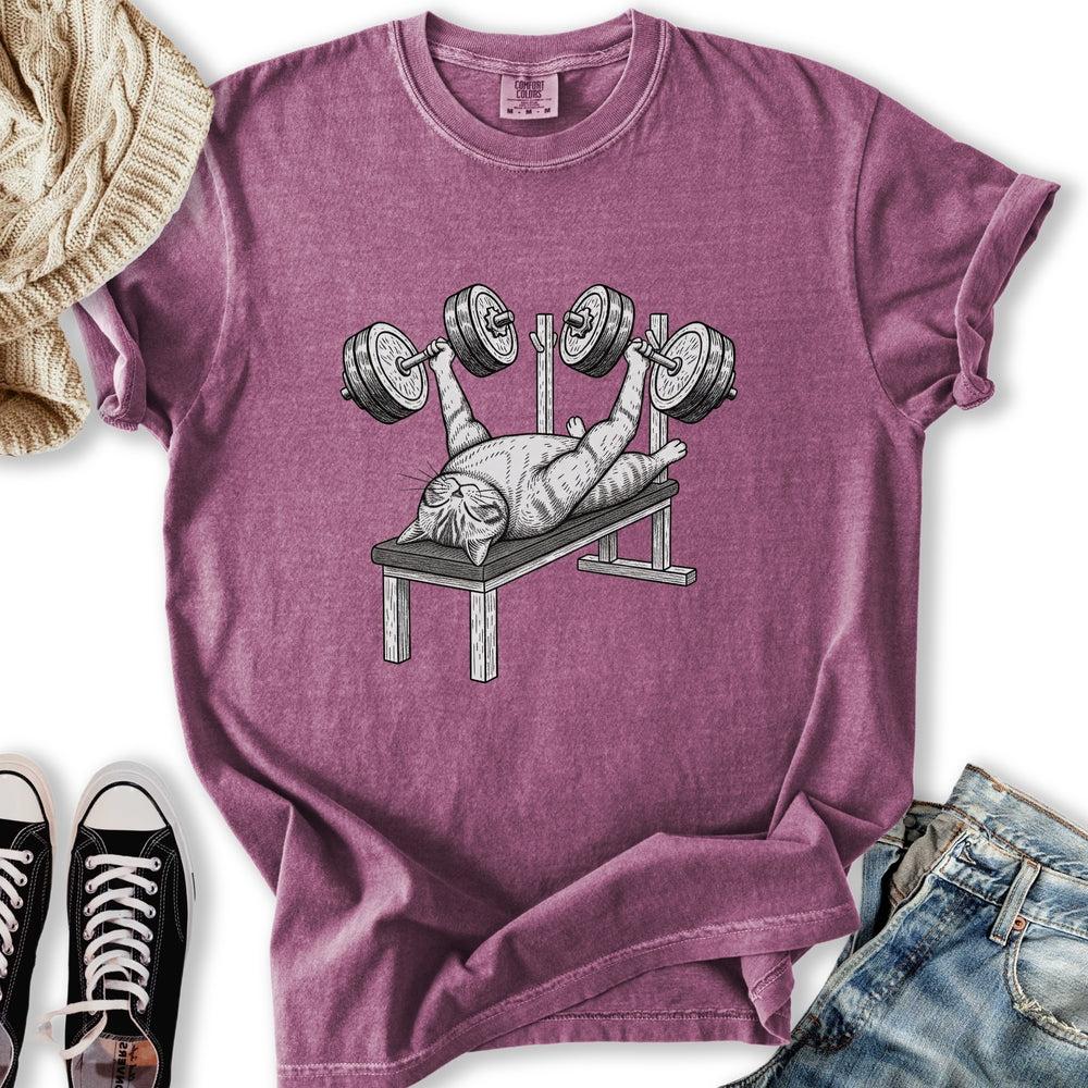 Bench Press Cat T-Shirt