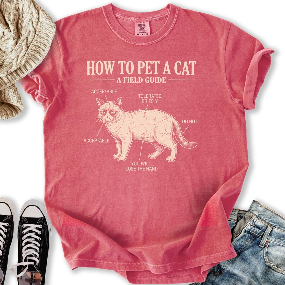 How To Pet A Cat Relaxed Tee