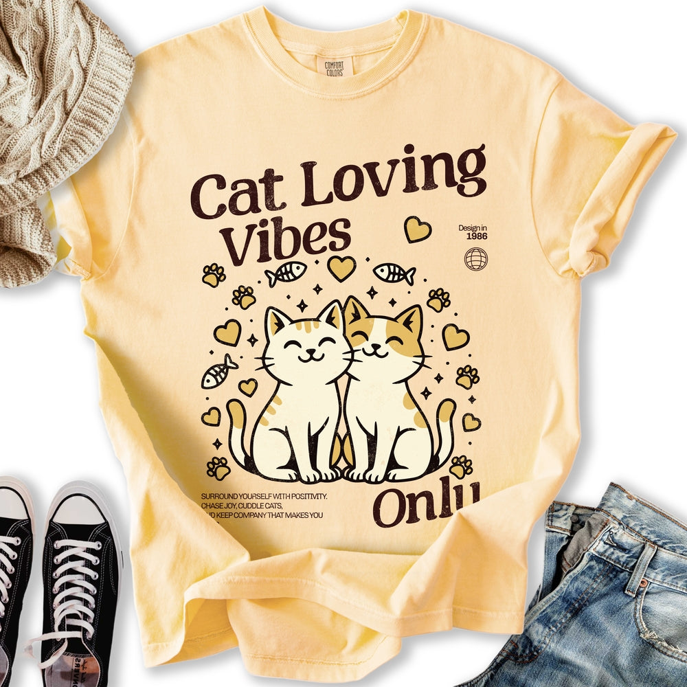 Cat Loving Vibes T-Shirt