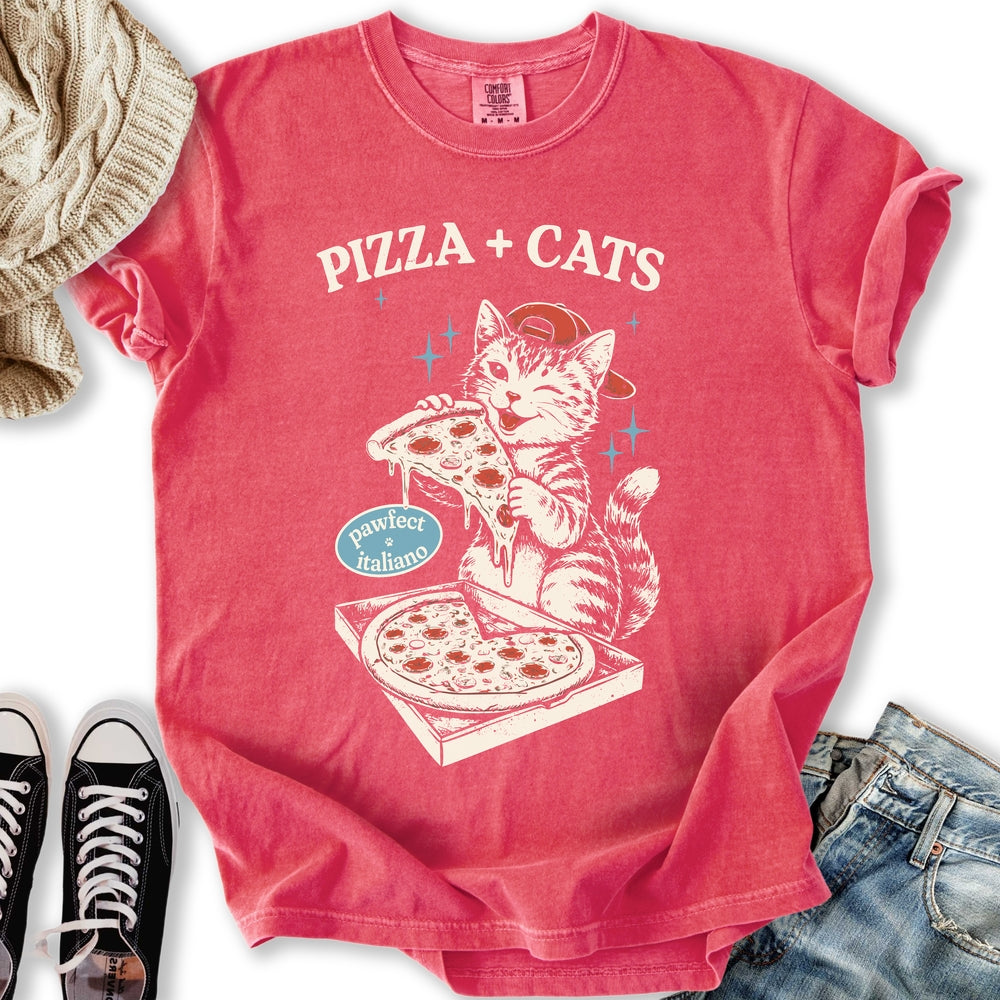 Pizza and Cats T-Shirt