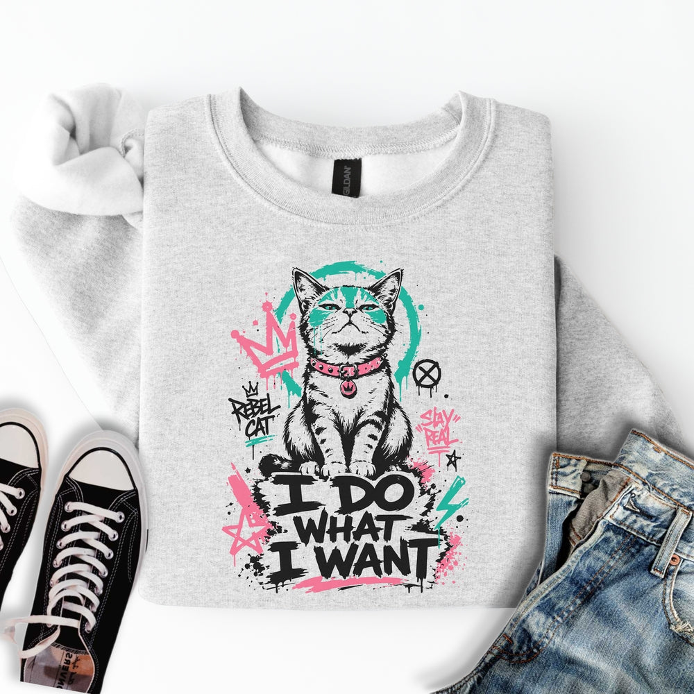 Streetart Cat Sweatshirt