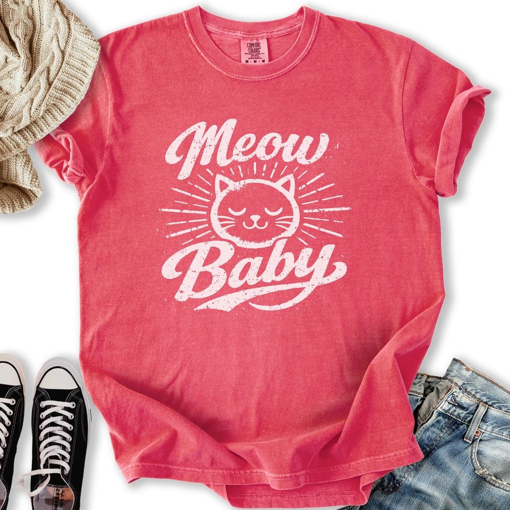 Meow Baby Retro T-Shirt