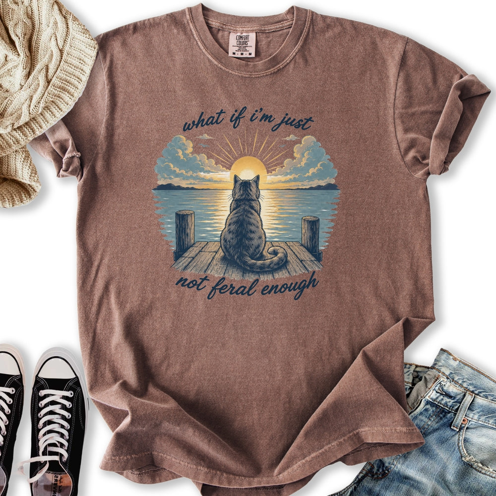 Not Feral Enough Cat T-Shirt