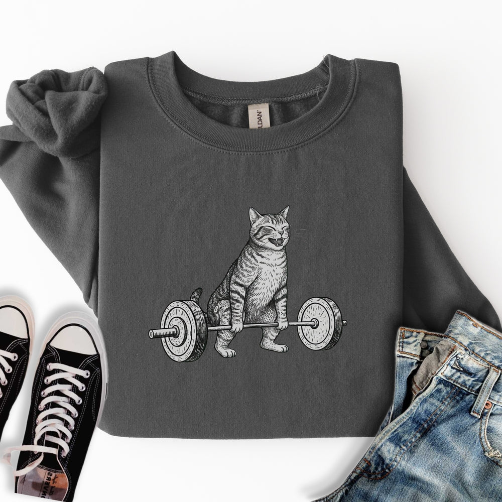 Deadlift Cat Sweatshirt