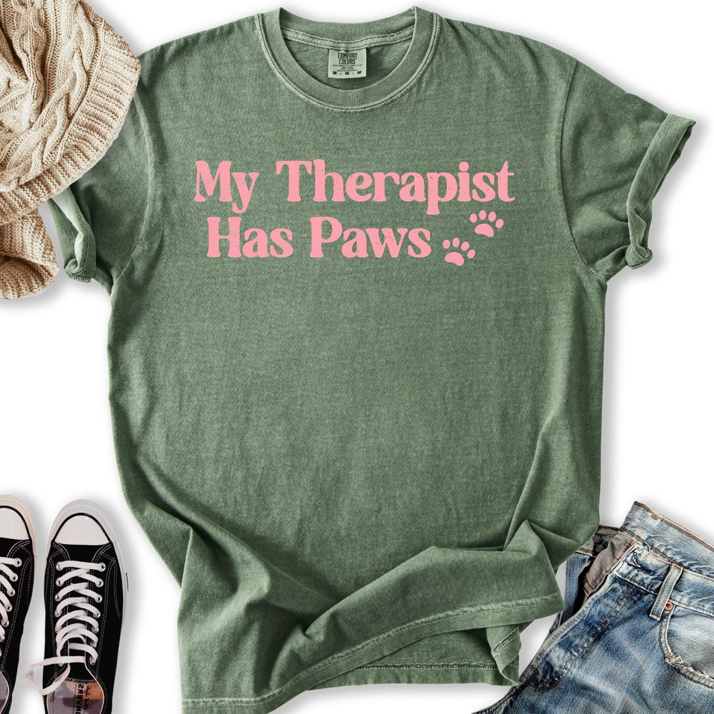 My Therapist Has Paws T-shirt