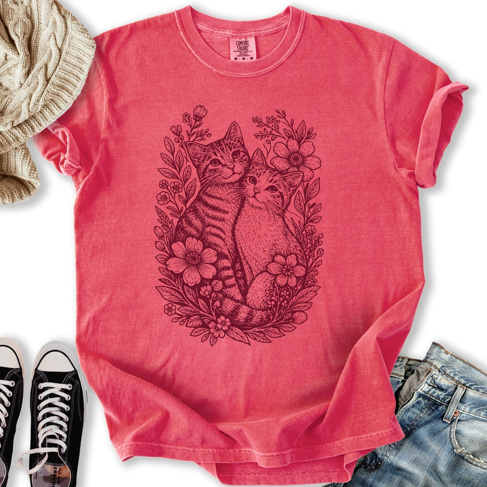 Wildflower Cats T-Shirt