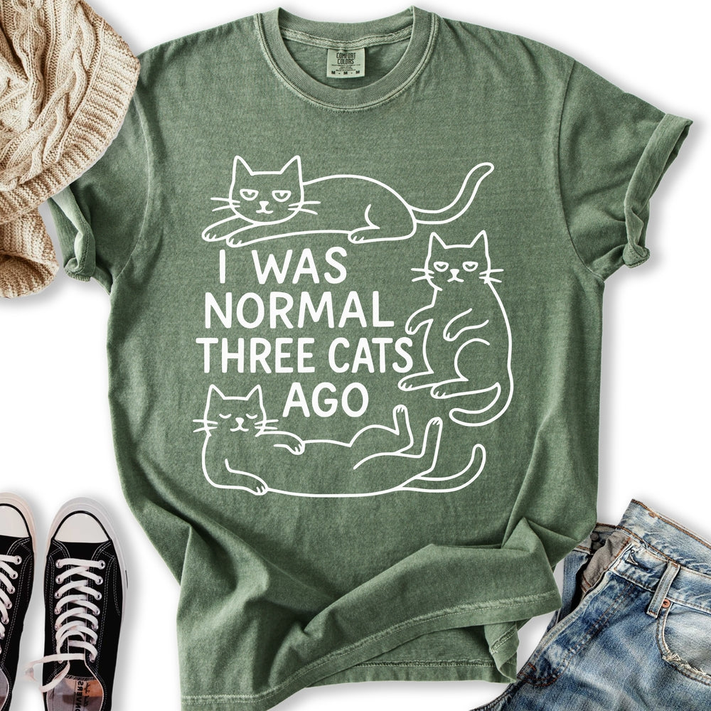 I was Normal Cat T-shirt