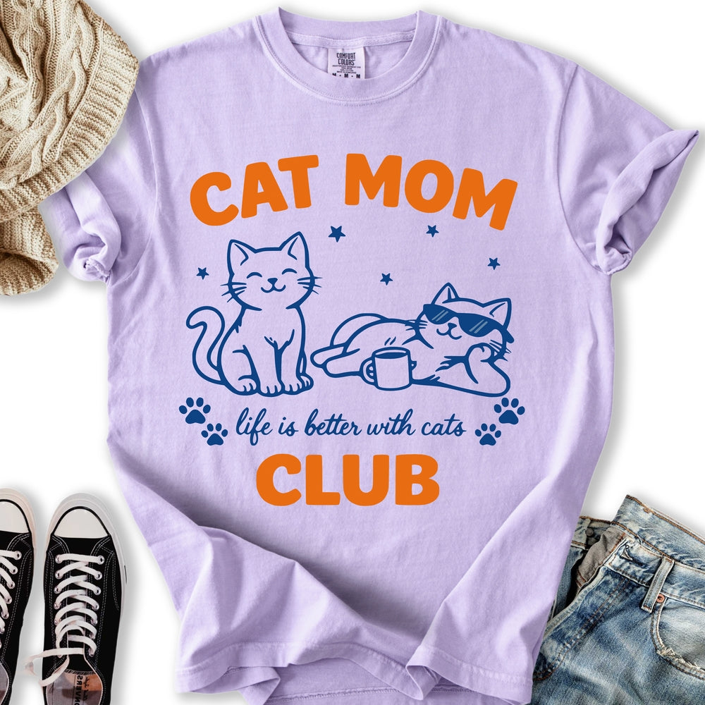 Cat Mom Club T-Shirt