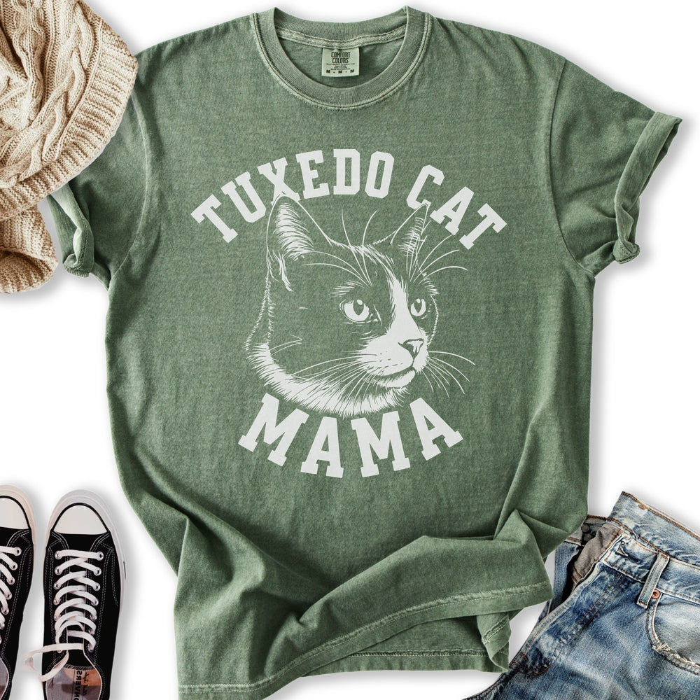 Tuxedo Cat Mama T-Shirt