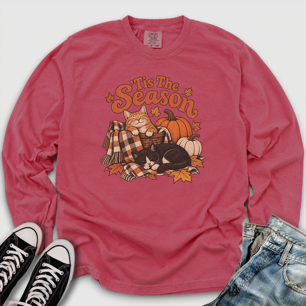 Tis The Season Cats Long Sleeve Tee