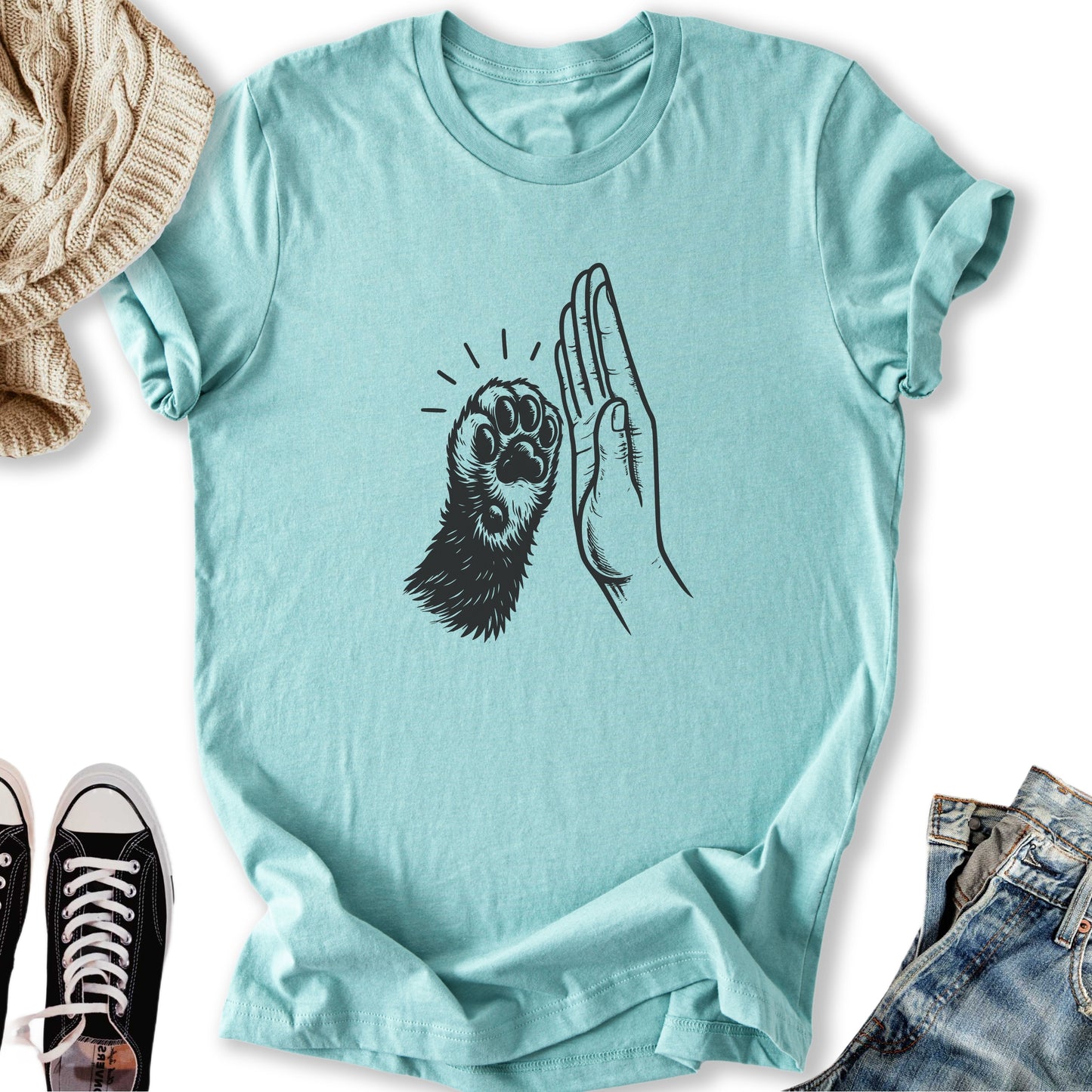 Cat High Five T-Shirt